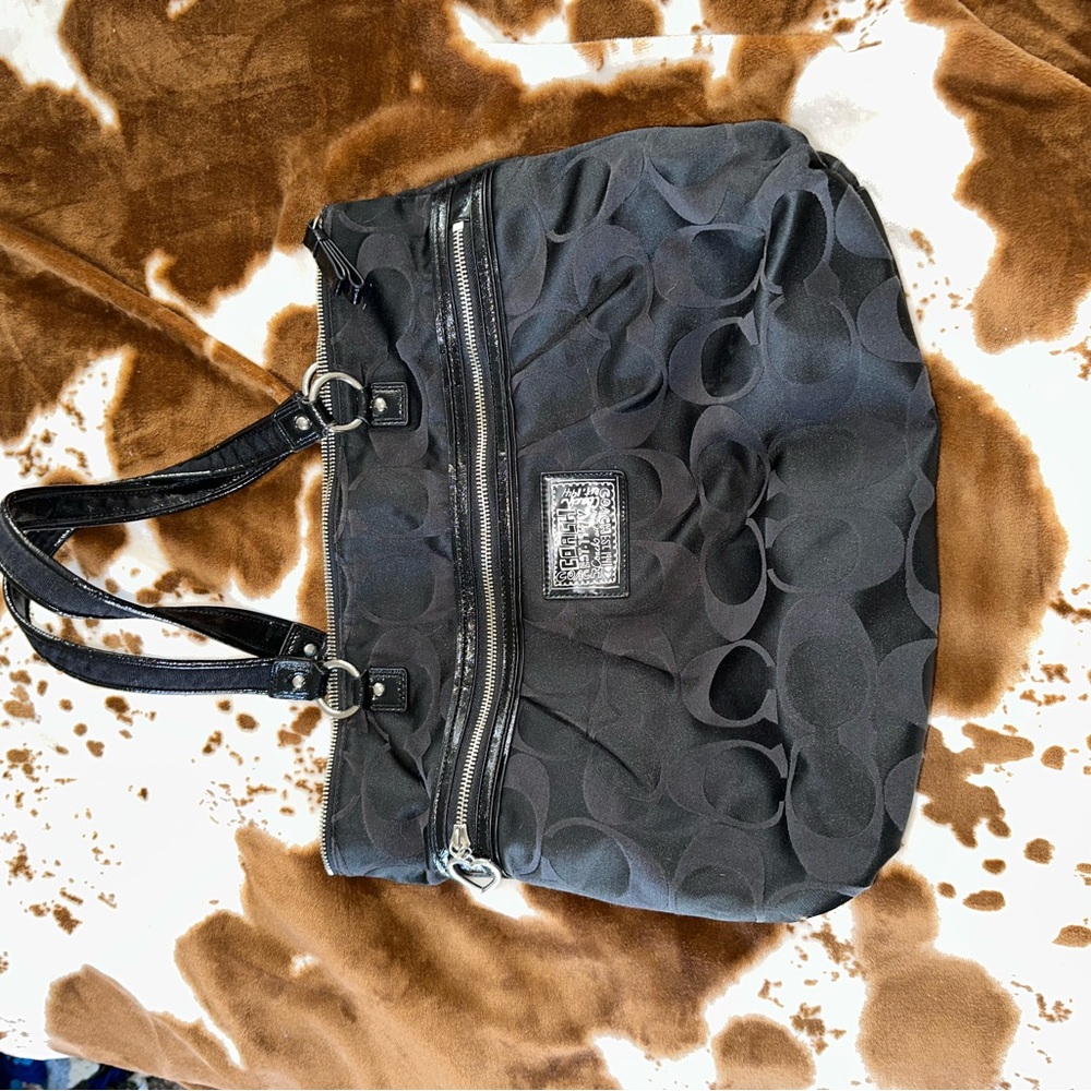 Coach Black Tote Very Cute!